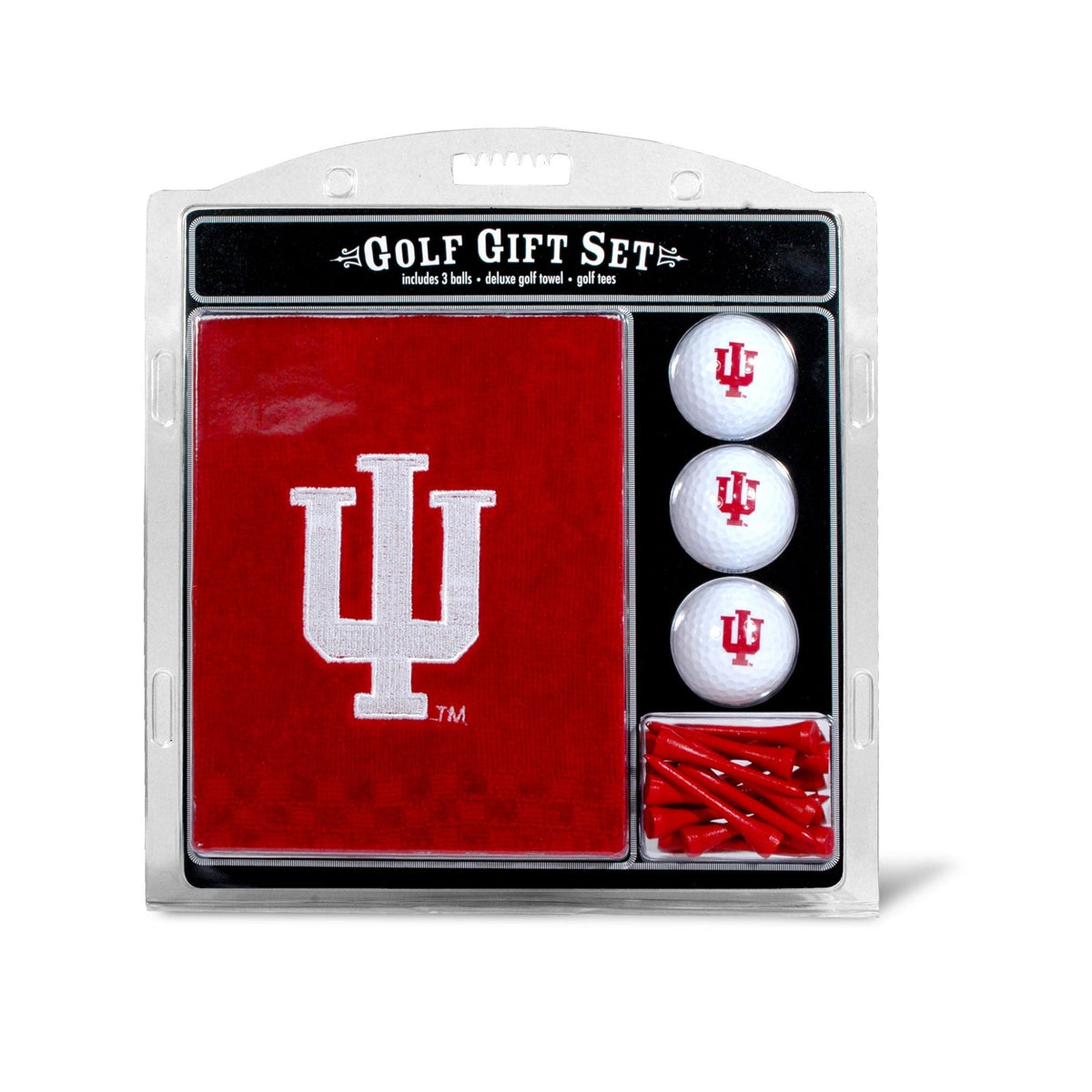 Indiana Hoosiers Embroidered Towel Golf Gift Set
