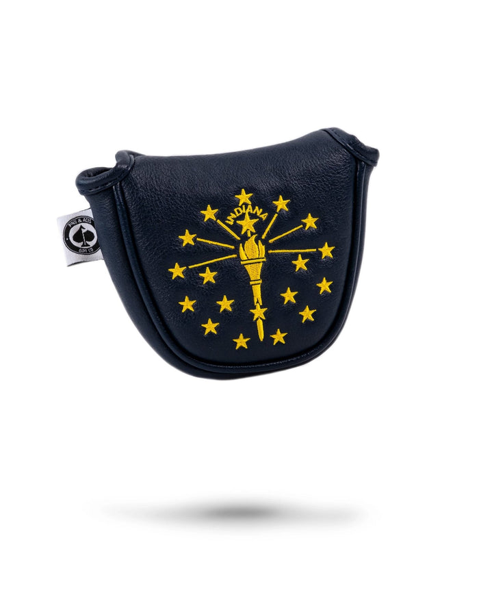 Indiana State Flag - Mallet Putter Cover - Club Rehab