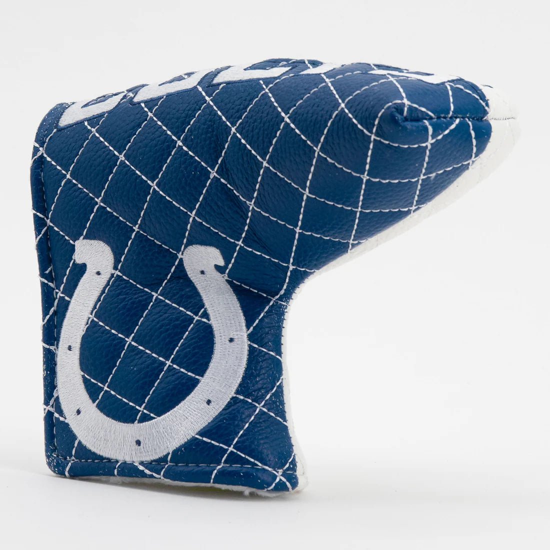 Indianapolis Colts Quilted Headcovers – For the Shoe Collection - Blade Putter Split - Club Rehab