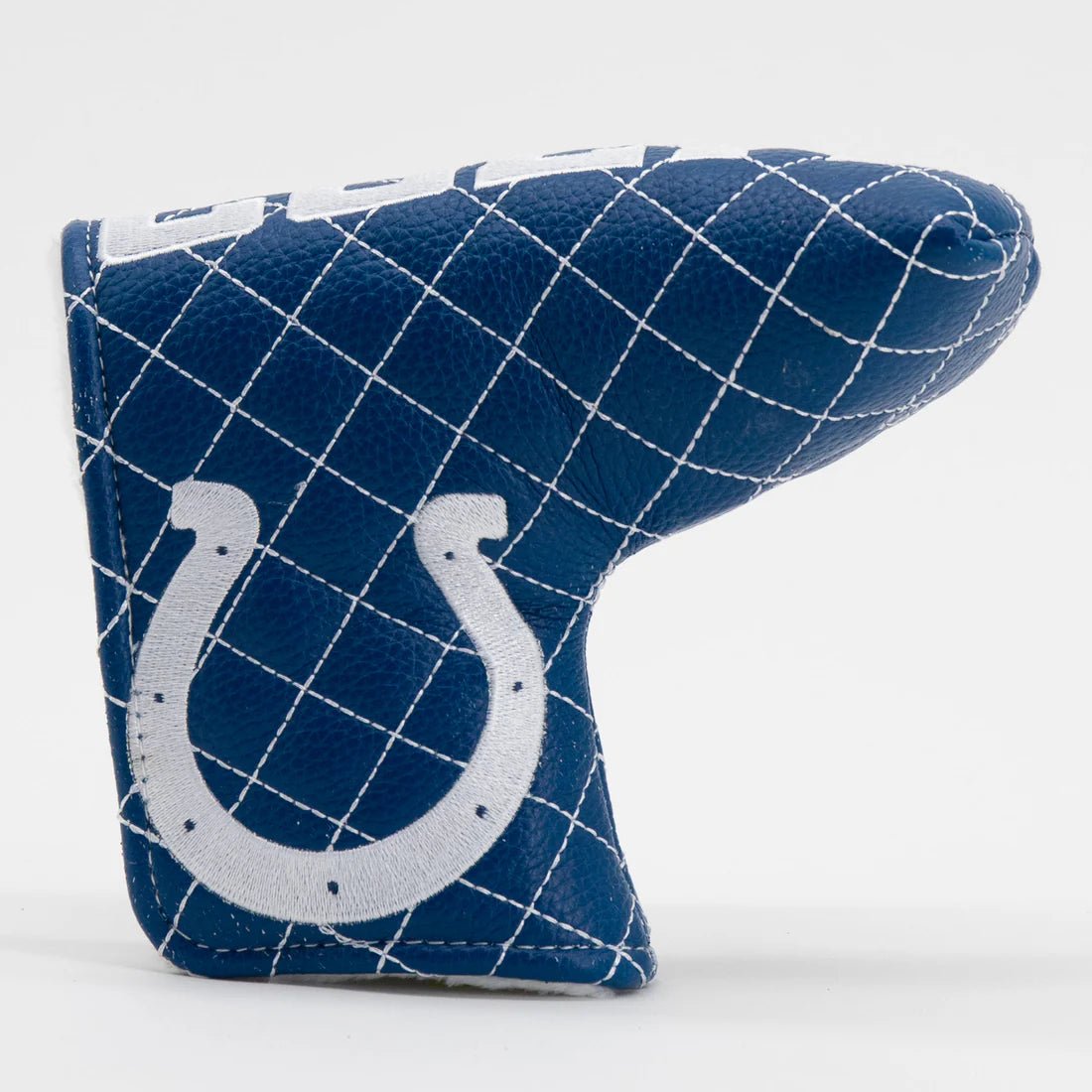 Indianapolis Colts Quilted Headcovers – For the Shoe Collection - Blade Putter Solid - Club Rehab