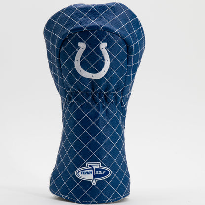 Indianapolis Colts Solid Driver quilted headcover, back view