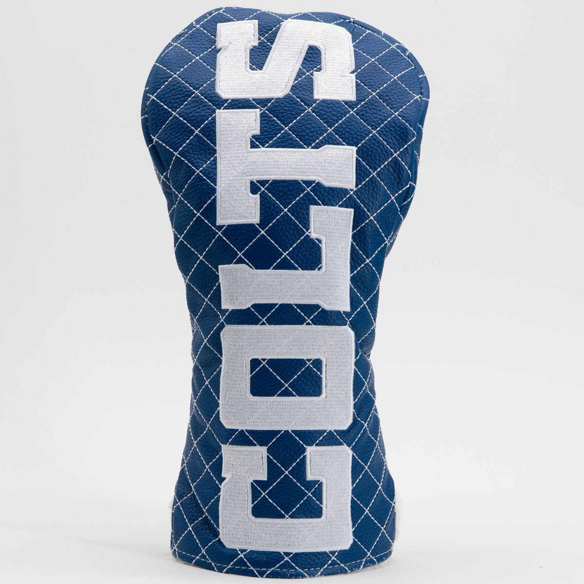 Indianapolis Colts Solid Driver quilted headcover, front view