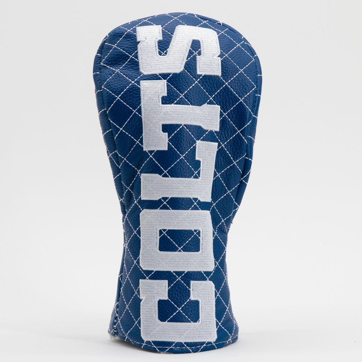 Indianapolis Colts Solid Fairway quilted headcover, front view