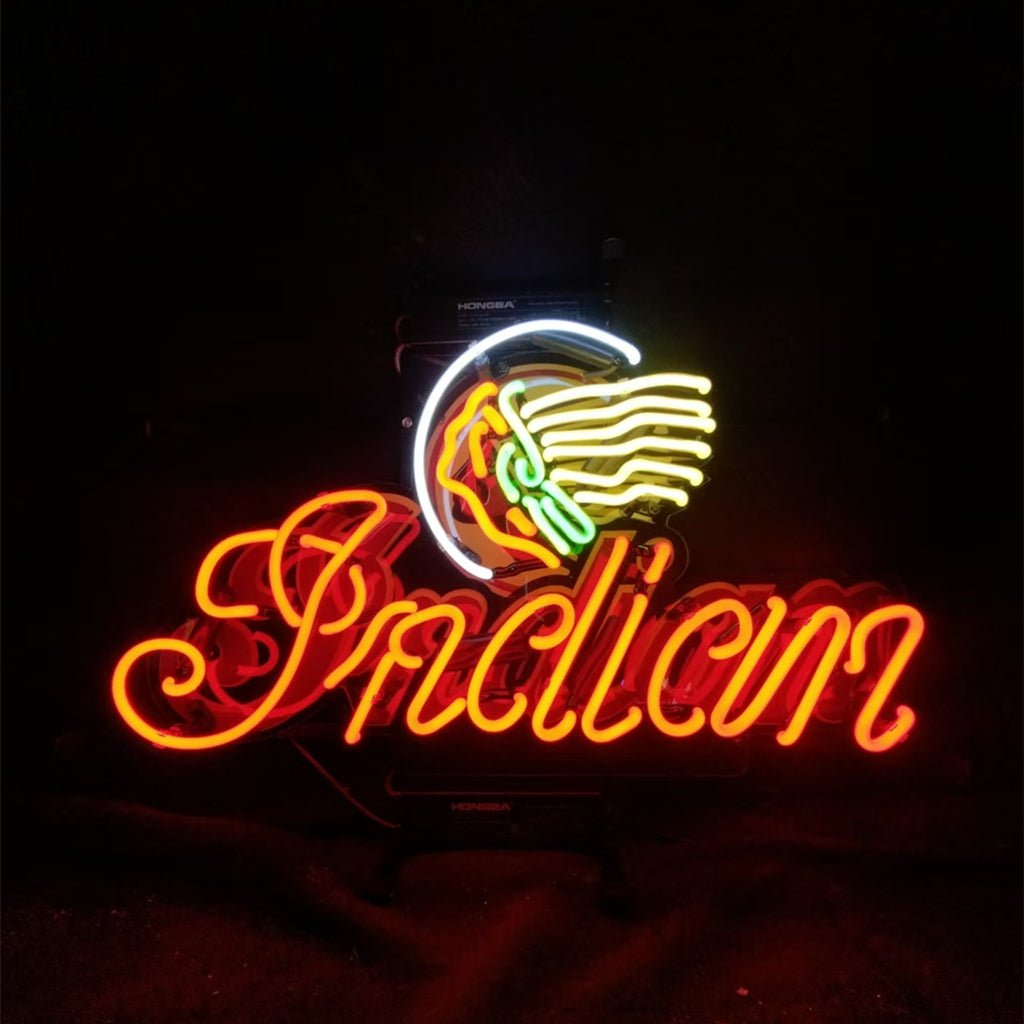 Indians Motorcycle Neon Signs - Club Rehab