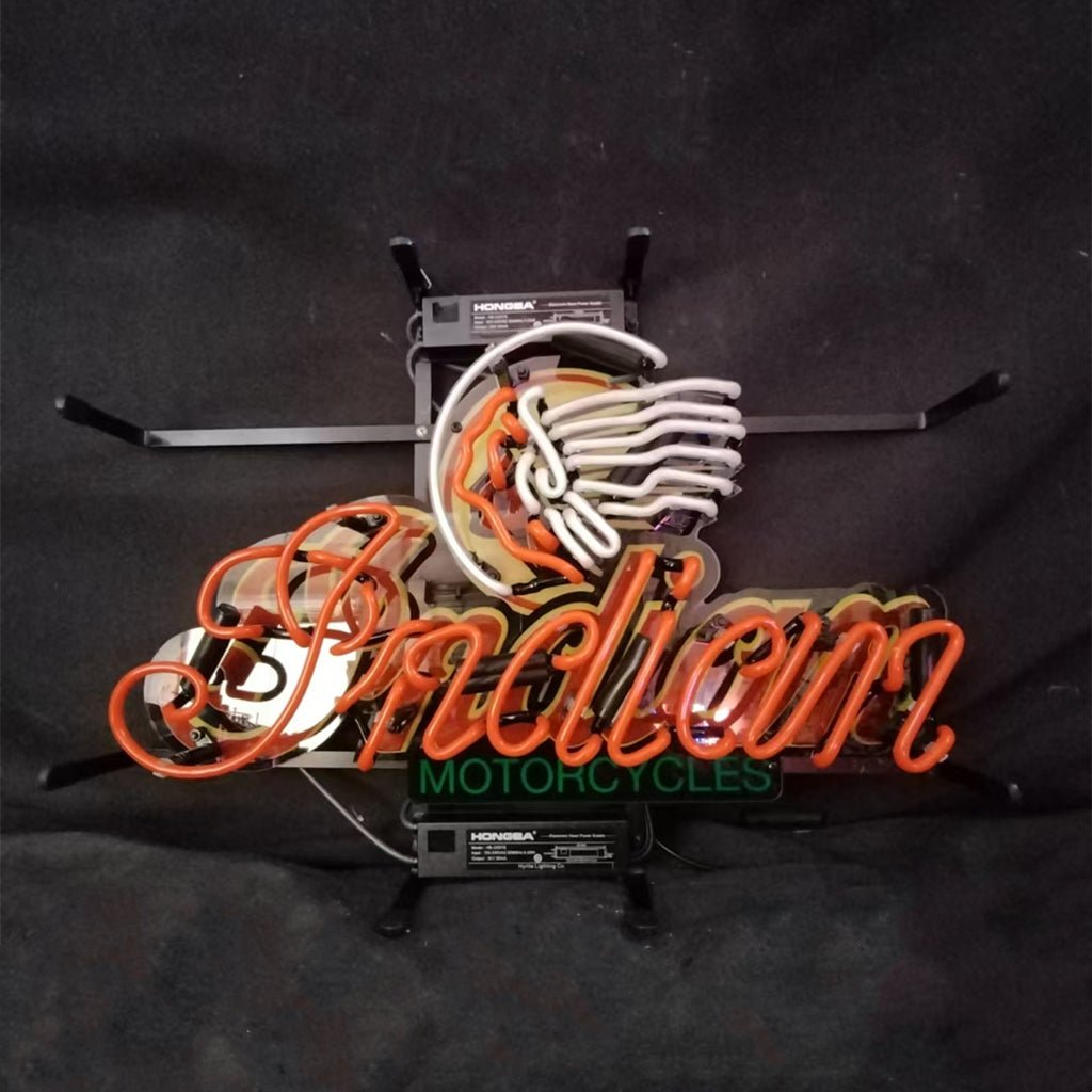 Indians Motorcycle Neon Signs - Club Rehab