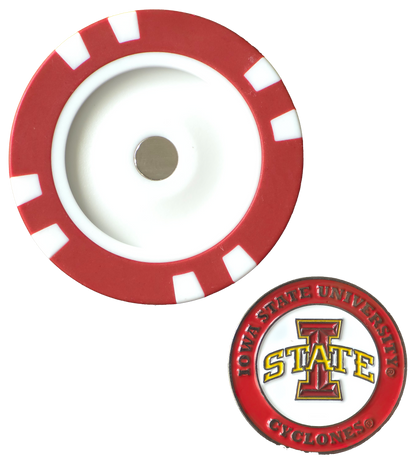 Officially Licensed Iowa State Cyclones Poker Chip Ball Marker