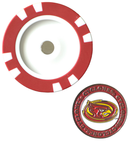 Officially Licensed Iowa State Cyclones Poker Chip Ball Marker