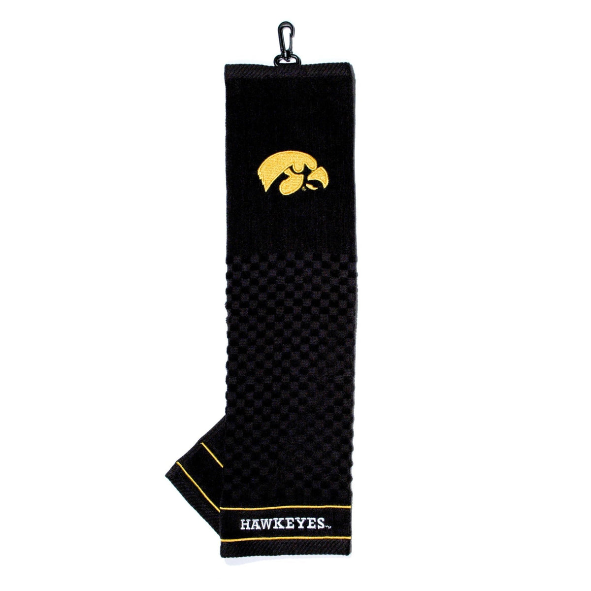 Iowa Hawkeyes embroidered golf towel