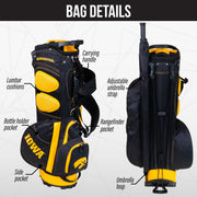 Iowa Hawkeyes Fairway Stand Bag - Image 2 - Club Rehab