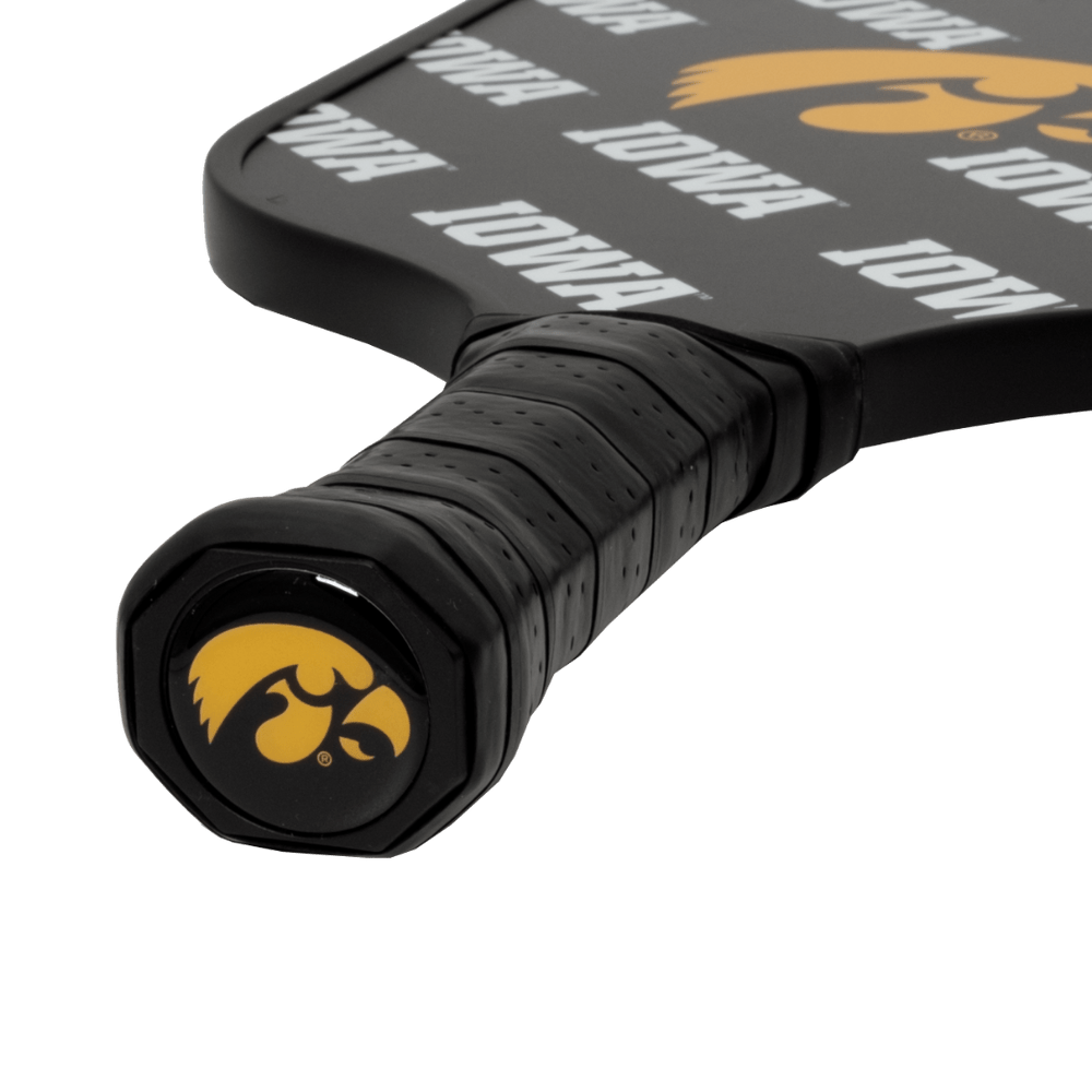 Iowa Hawkeyes Pickleball Paddle | Carbon Fiber Face | 12mm Core - Club Rehab