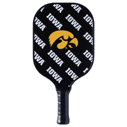 Iowa Hawkeyes Pickleball Paddle | Carbon Fiber Face | 12mm Core - Club Rehab