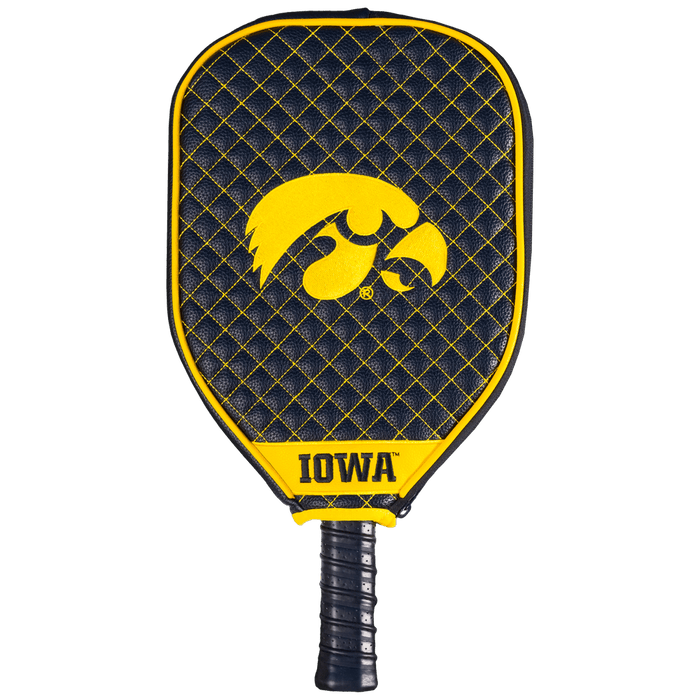 Iowa Hawkeyes Quilted Pickleball Paddle Cover
