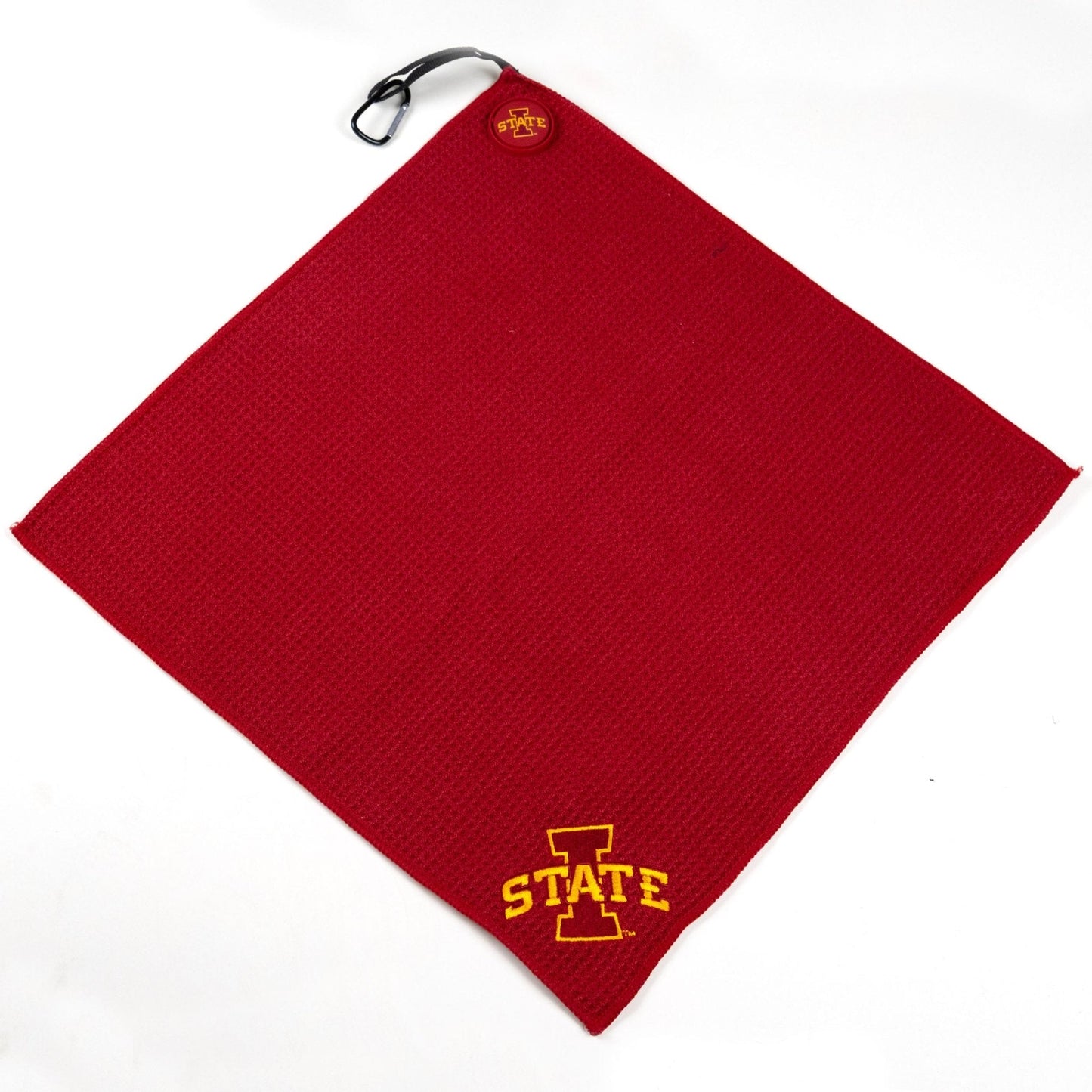 Iowa State Cyclones NCAA Magnetic Embroidered Golf Towel – 15" x 15" - Club Rehab