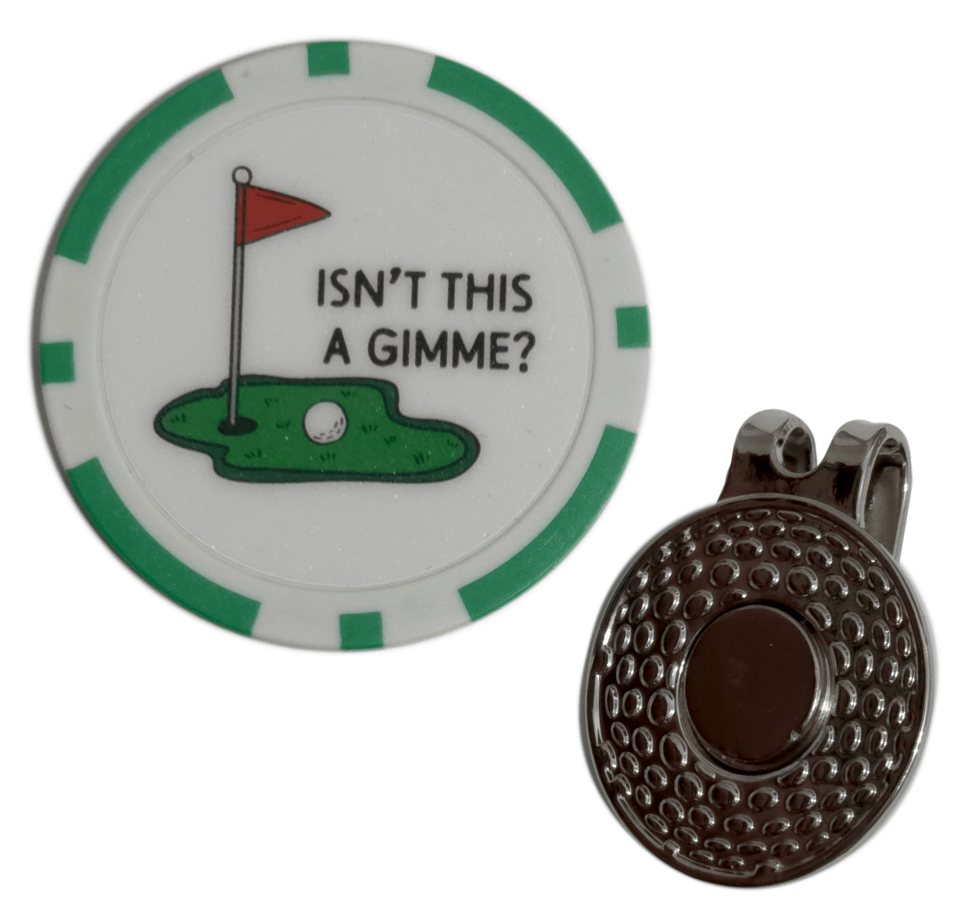 “Isn’t This a Gimme?” Golf Ball Marker Poker Chip - Club Rehab