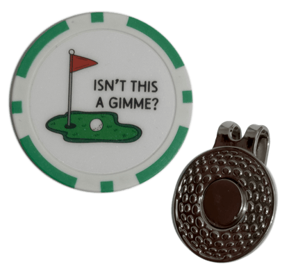 “Isn’t This a Gimme?” Golf Ball Marker Poker Chip - Club Rehab