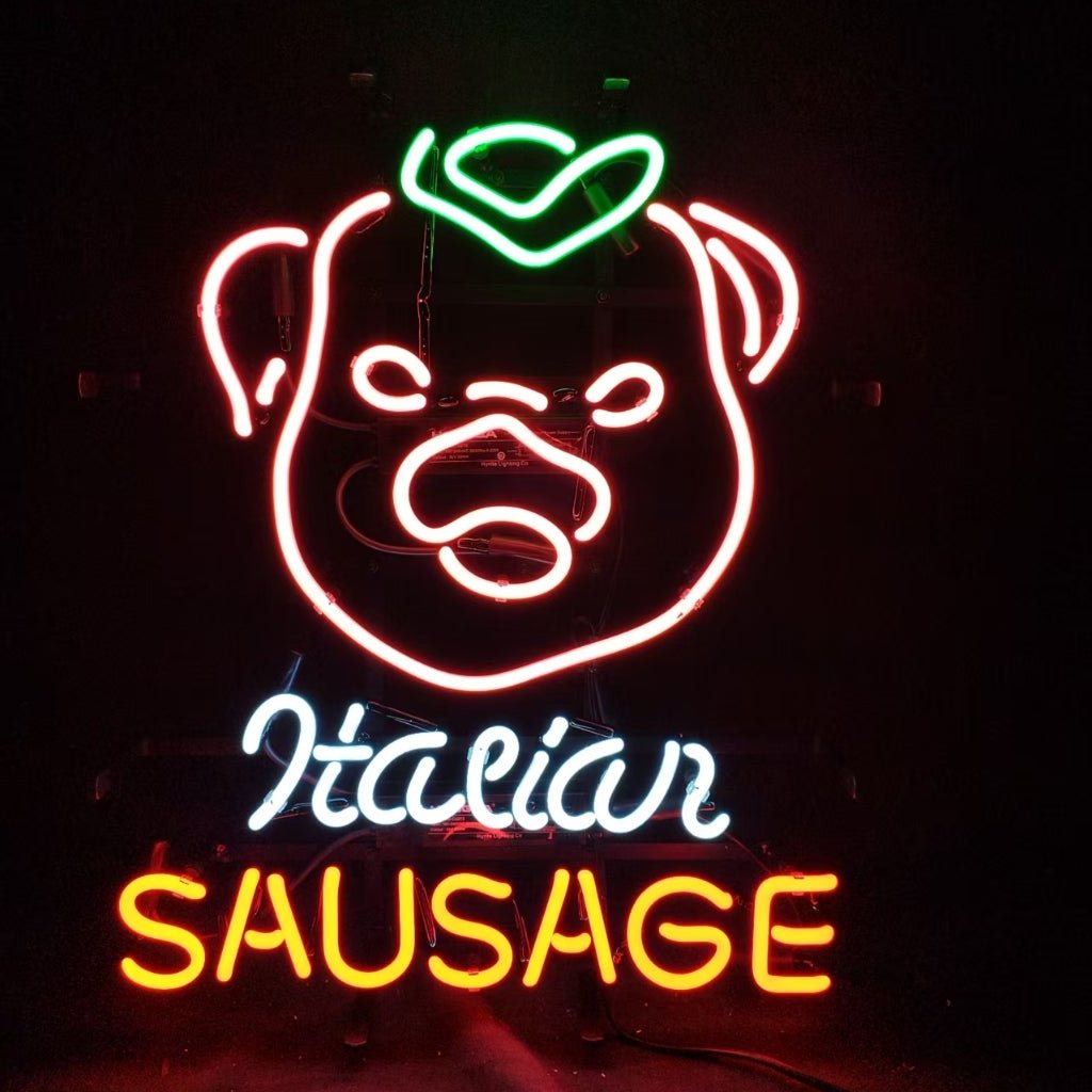 Italian Sausage Neon Signs - Club Rehab