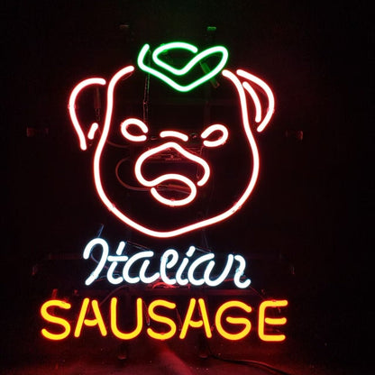 Italian Sausage Neon Signs - Club Rehab