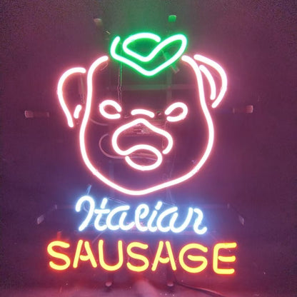 Italian Sausage Neon Signs - Club Rehab