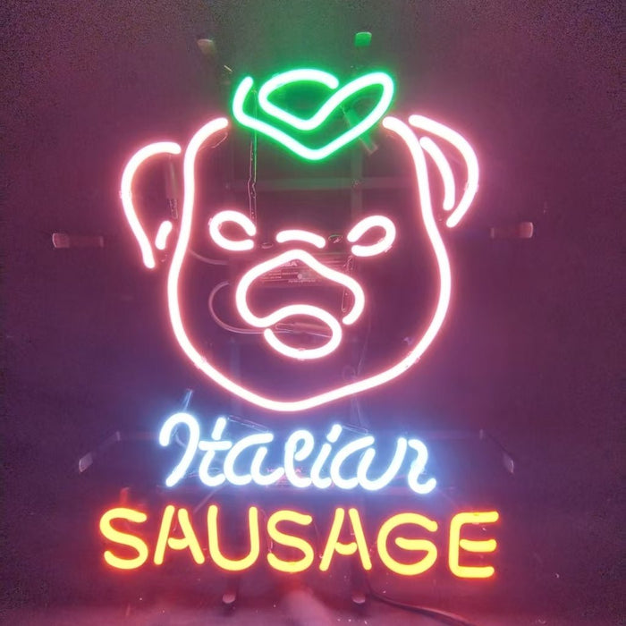 Italian Sausage Neon Signs - Club Rehab