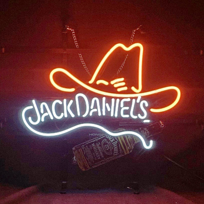 Jack Daniel's Bottle Neon Signs - Club Rehab