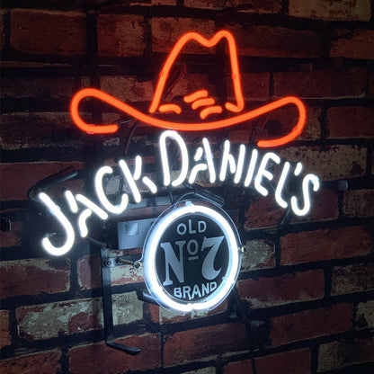 Jack Daniel's Old No.7 Whiskey Neon Signs - Club Rehab