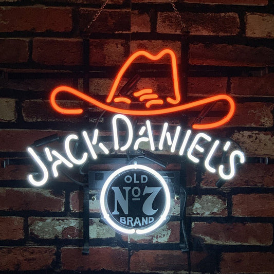 Jack Daniel's Old No.7 Whiskey Neon Signs - Club Rehab