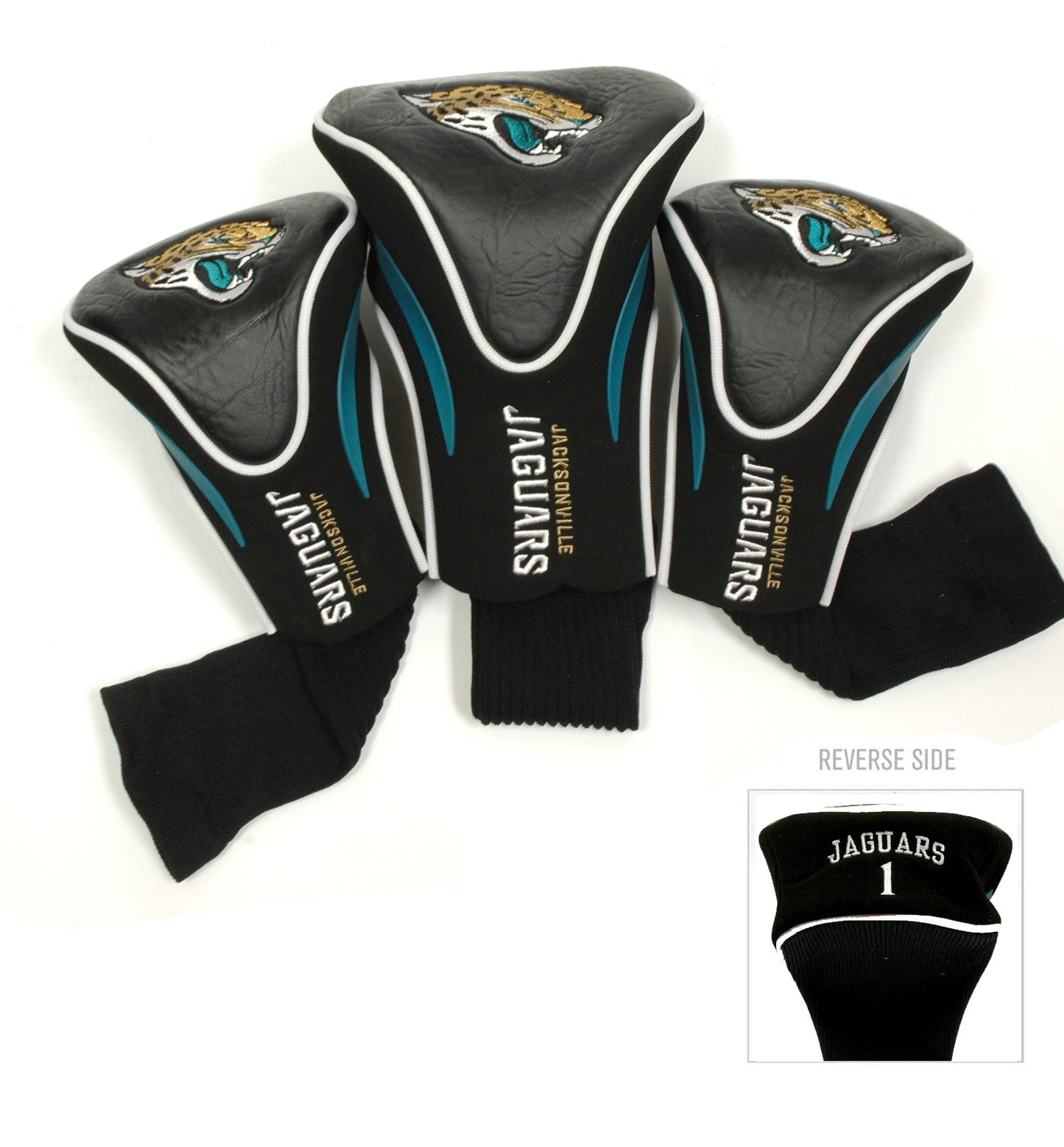 Jacksonville Jaguars NFL Contour 3 Pack Headcovers - Club Rehab