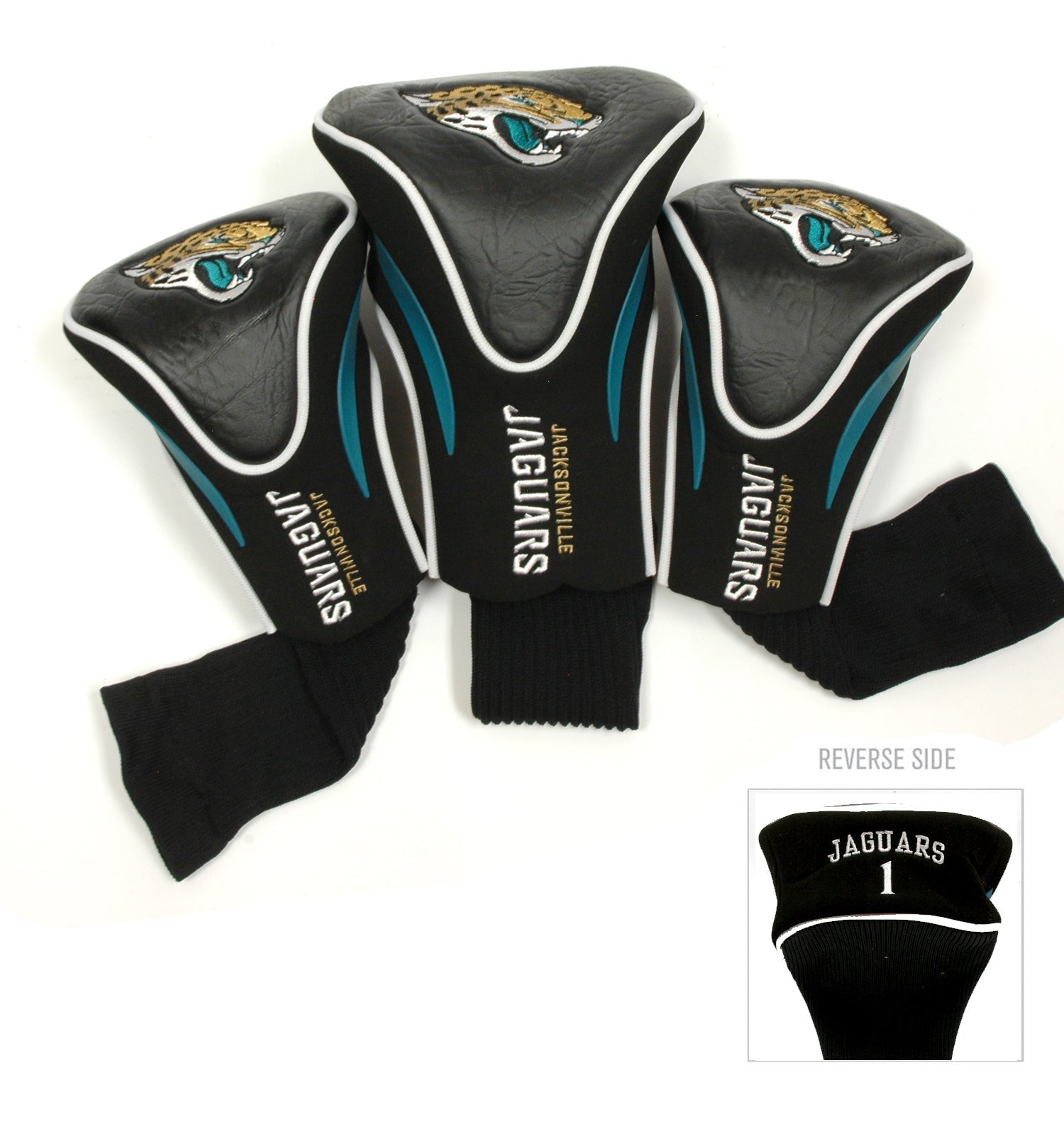 Jacksonville Jaguars NFL Contour 3 Pack Headcovers - Club Rehab