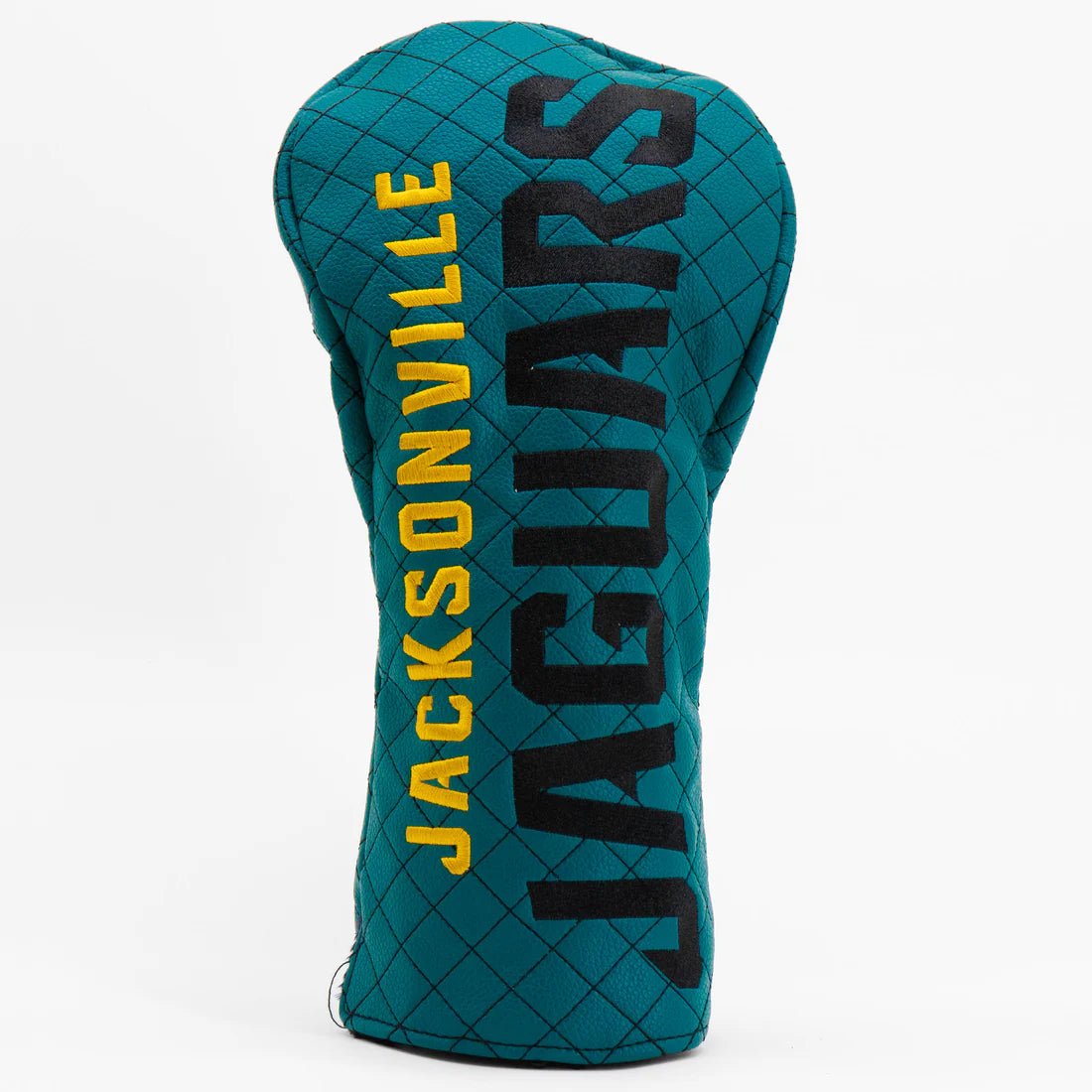 Jacksonville Jaguars Quilted Headcovers – Duuuval Collection - Driver Solid - Club Rehab
