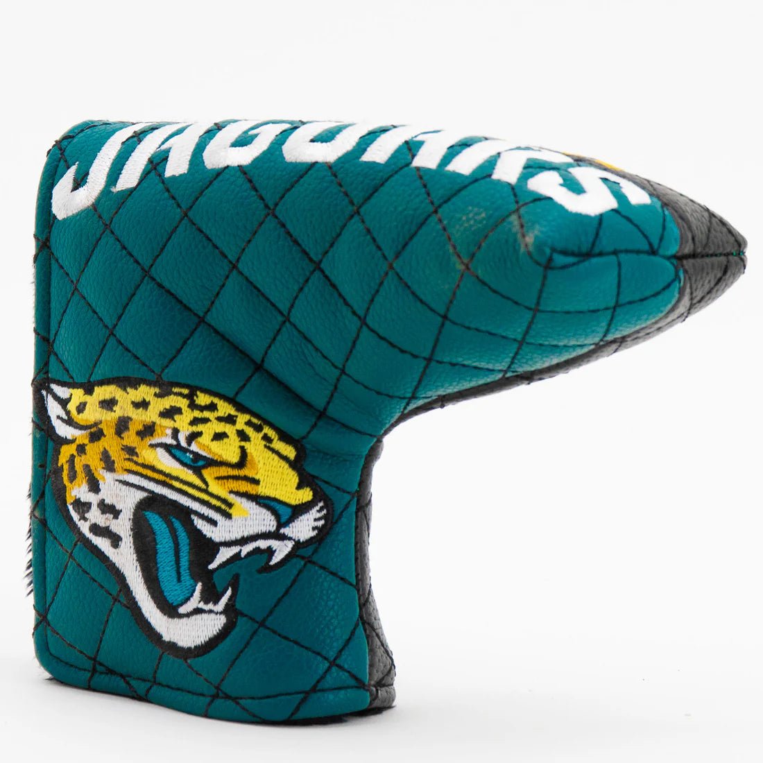 Jacksonville Jaguars Quilted Headcovers – Duuuval Collection - Blade Putter Split - Club Rehab
