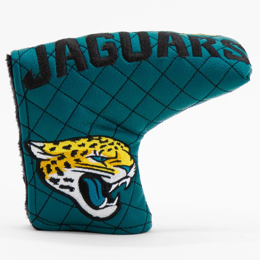 Jacksonville Jaguars Quilted Headcovers – Duuuval Collection - Blade Putter Solid - Club Rehab