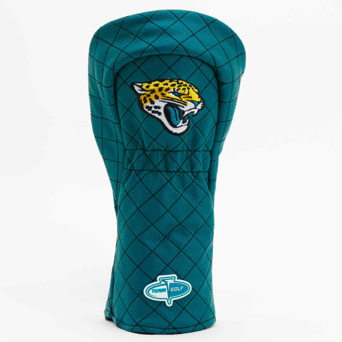 Jacksonville Jaguars Solid Fairway quilted headcover, back view