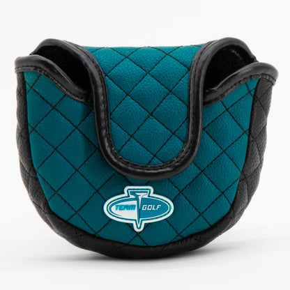 Jacksonville Jaguars Solid Mallet Putter quilted headcover, back view