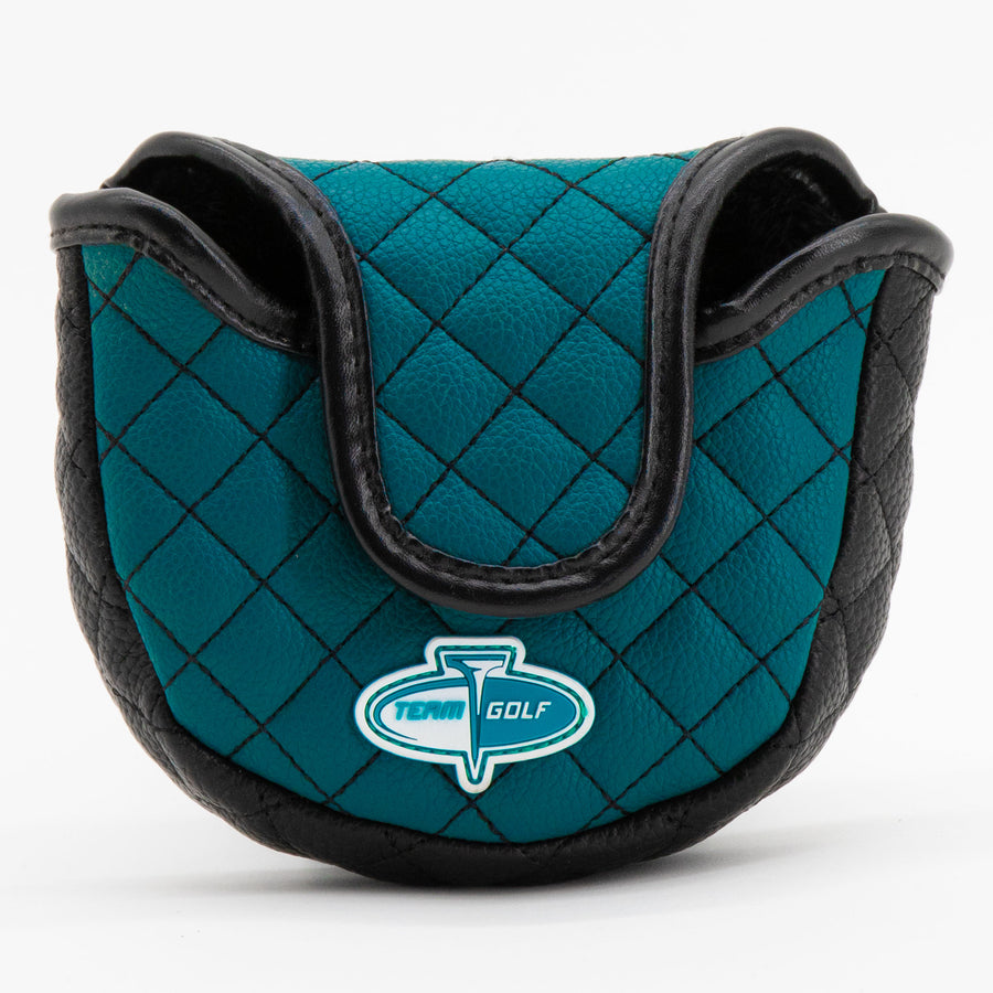 Jacksonville Jaguars solid quilted mallet putter cover, back view