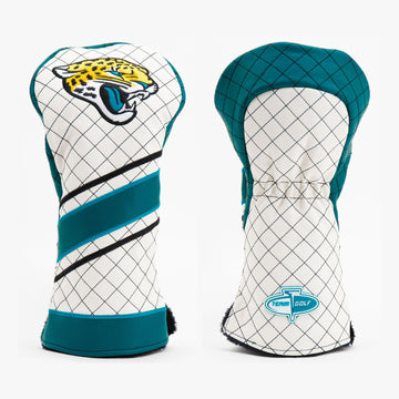 Jacksonville Jaguars gesteppte Driver-Schlägerhaube im Streifendesign