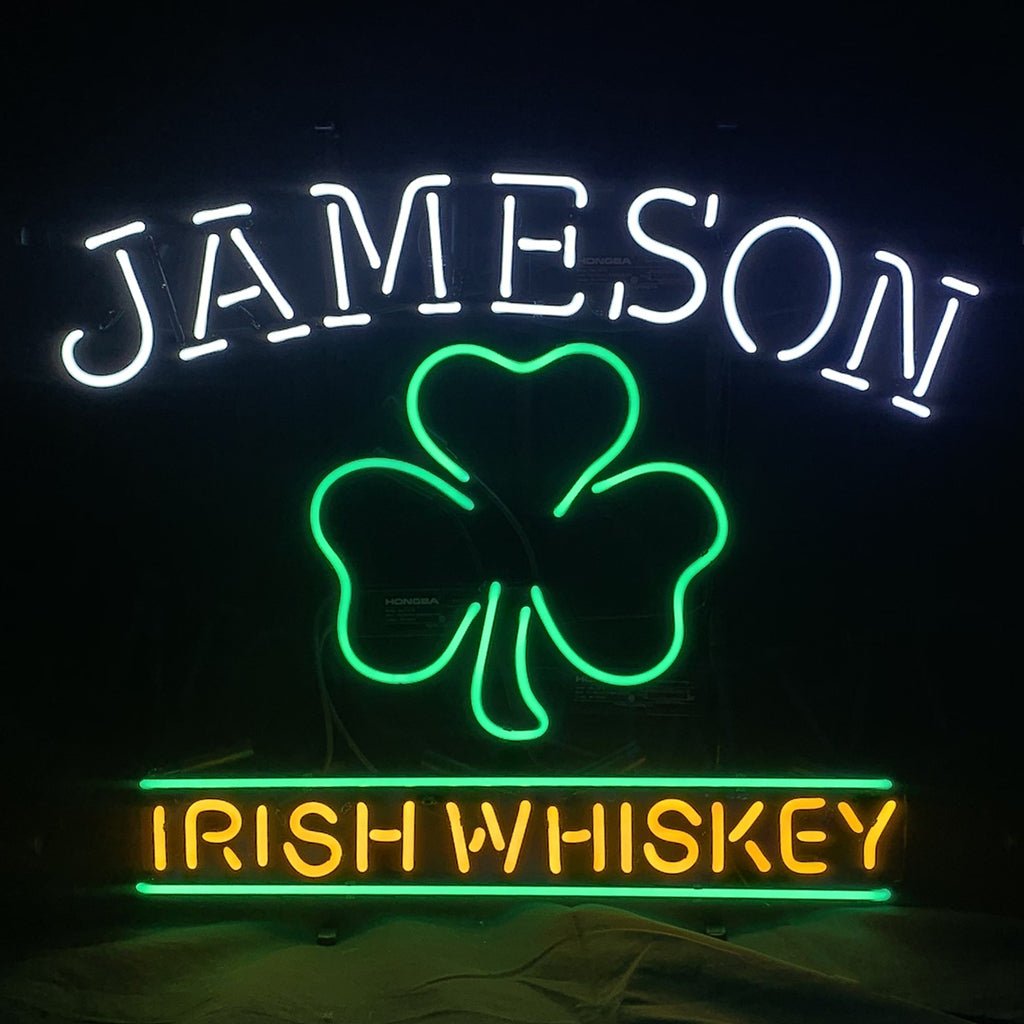 Jameson Irish Whiskey Clover Neon Signs Light - Club Rehab