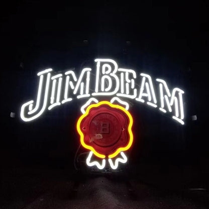 Jim Beam Whiskey Neon Light Sign - Club Rehab