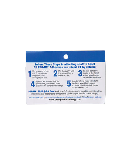 Brampton PRO-FIX Quick Cure Epoxy Kit - 4 oz - alternate view