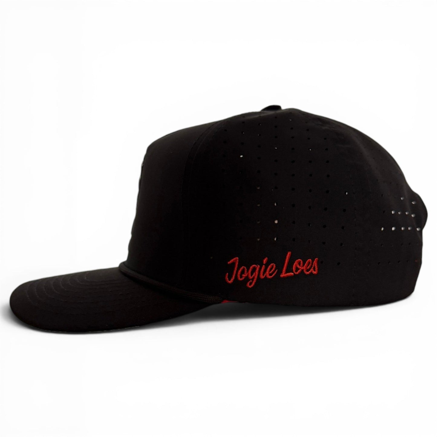 Jogie Loe's Flamingo Golf Hat | Snapback Cap | Built-in Magnetic Ball Marker Holder + Marker Included | Adjustable Flamingo - Club Rehab