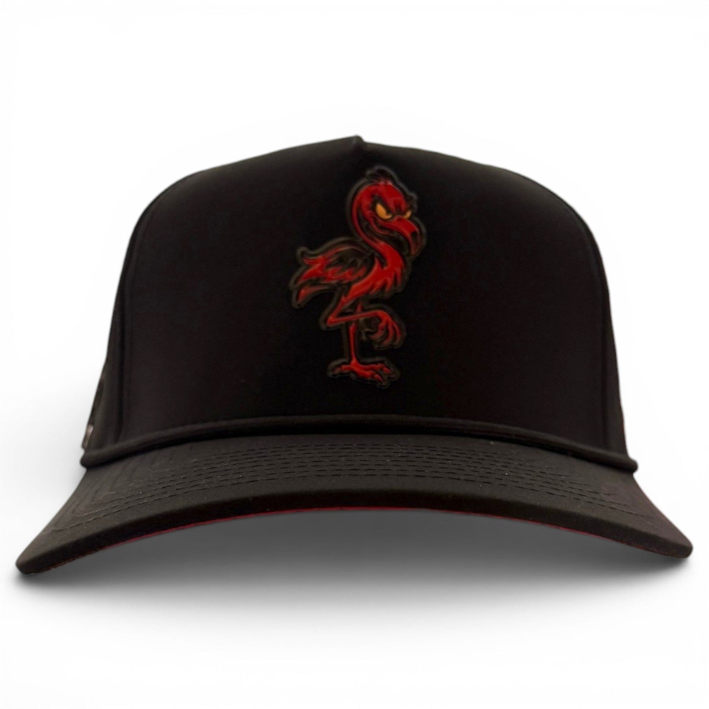 Jogie Loe's Flamingo Golf Hat | Snapback Cap | Built-in Magnetic Ball Marker Holder + Marker Included | Adjustable Flamingo - Club Rehab