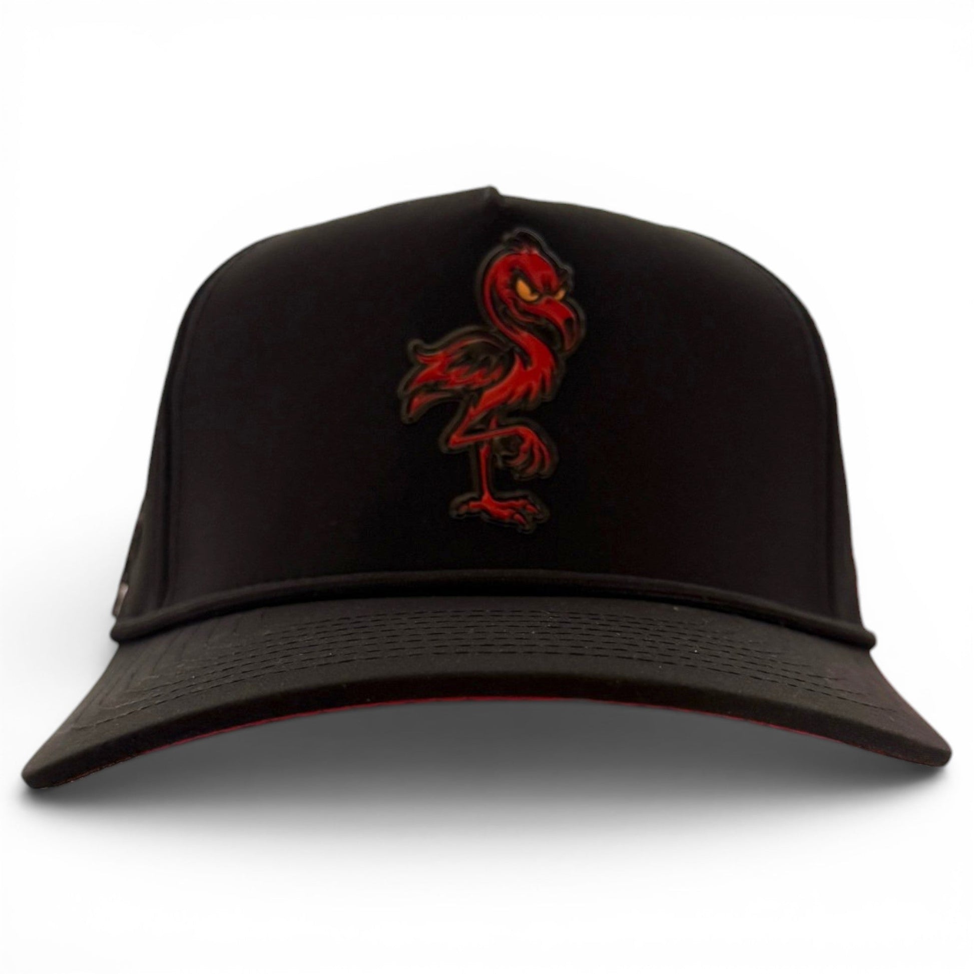 Jogie Loe's Flamingo Golf Hat | Snapback Cap | Built-in Magnetic Ball Marker Holder + Marker Included | Adjustable Flamingo - Club Rehab