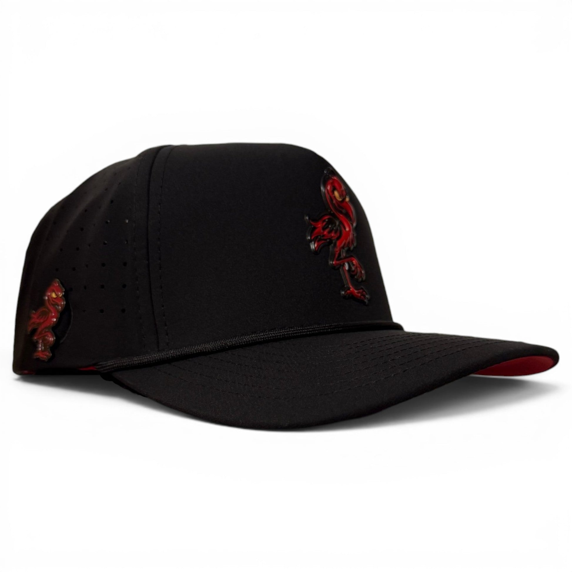 Jogie Loe's Flamingo Golf Hat | Snapback Cap | Built-in Magnetic Ball Marker Holder + Marker Included | Adjustable Flamingo - Club Rehab