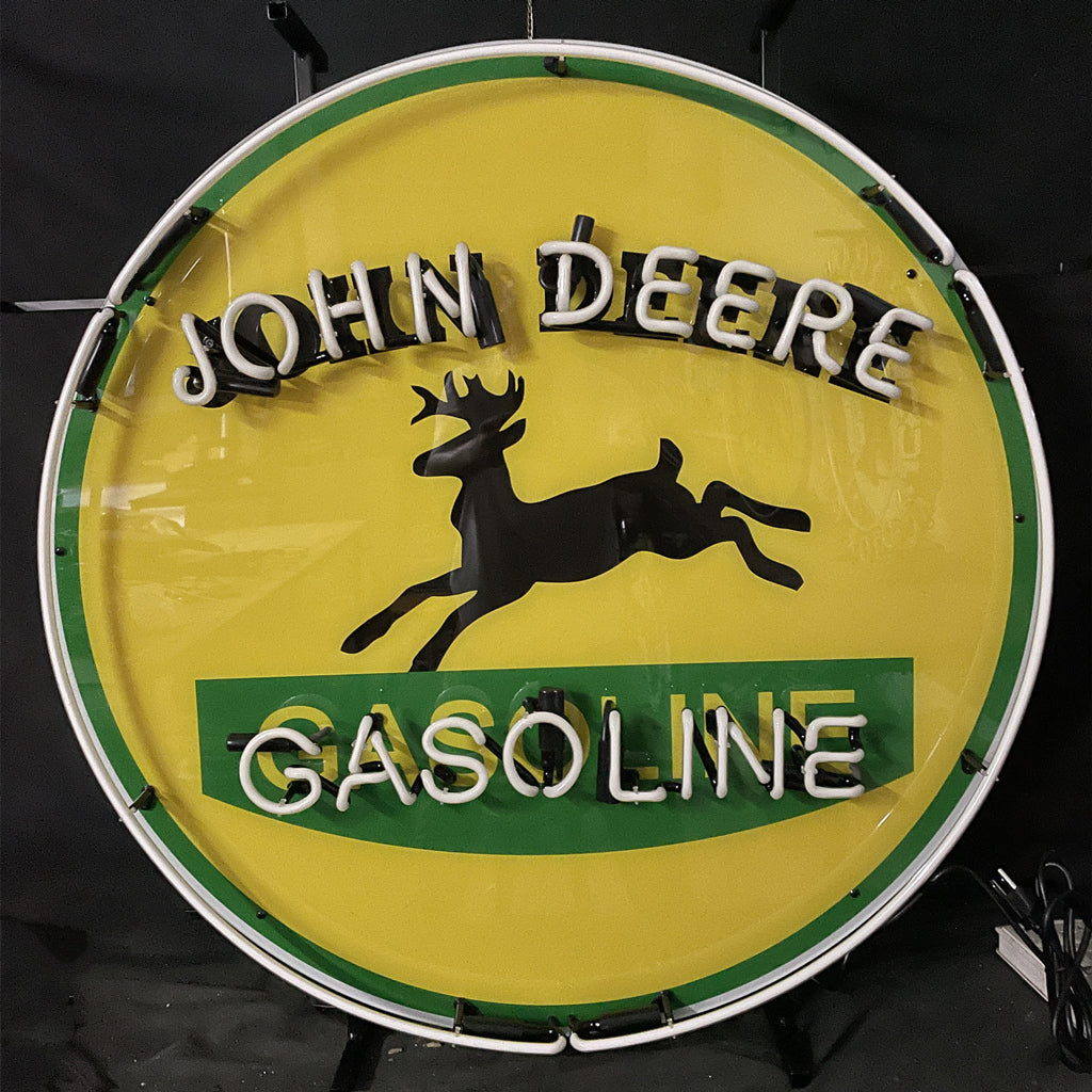 John Deere Gasoline Neon Signs, alternate product view 4