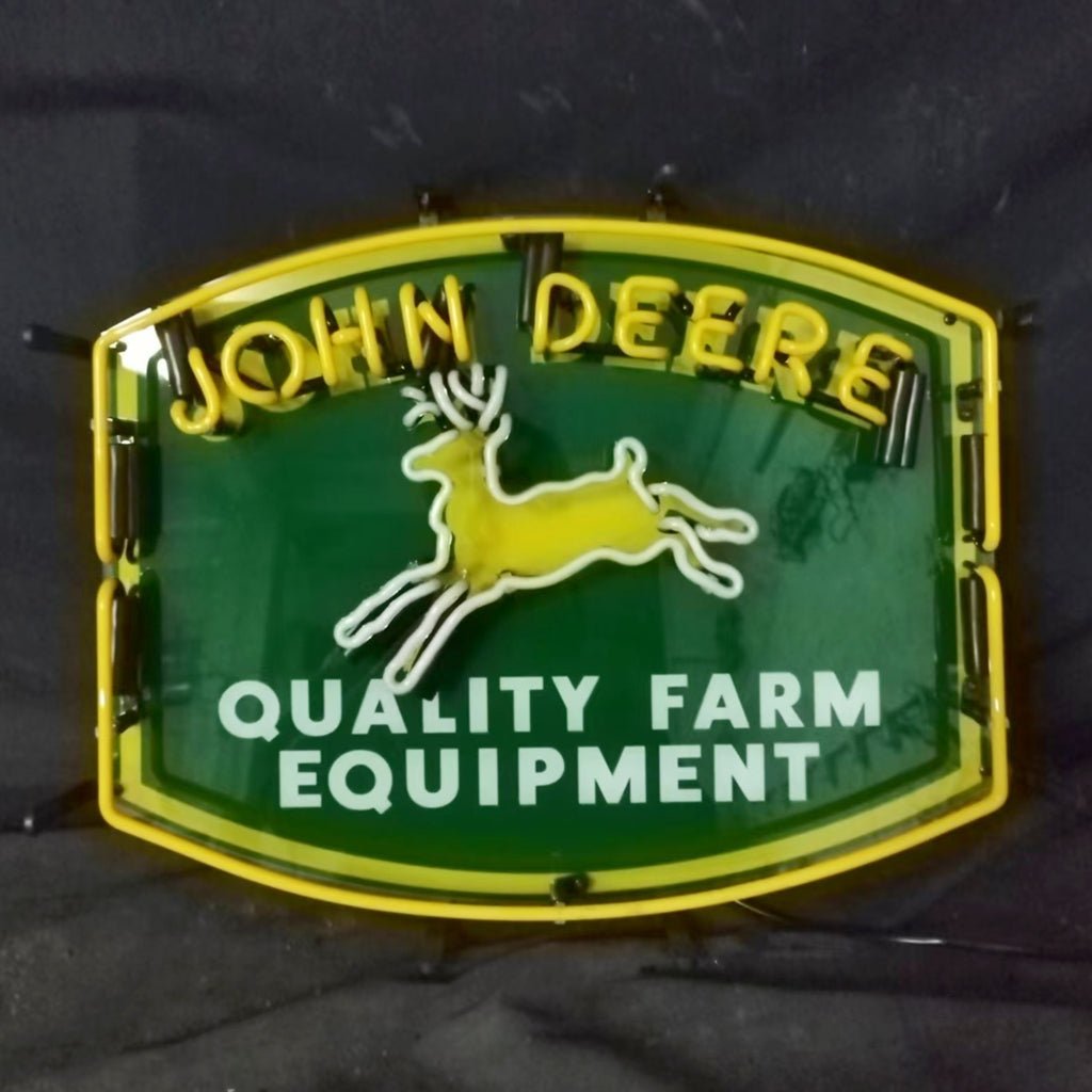 John Deere Quality Farm Equipment Neon Signs Light - Club Rehab