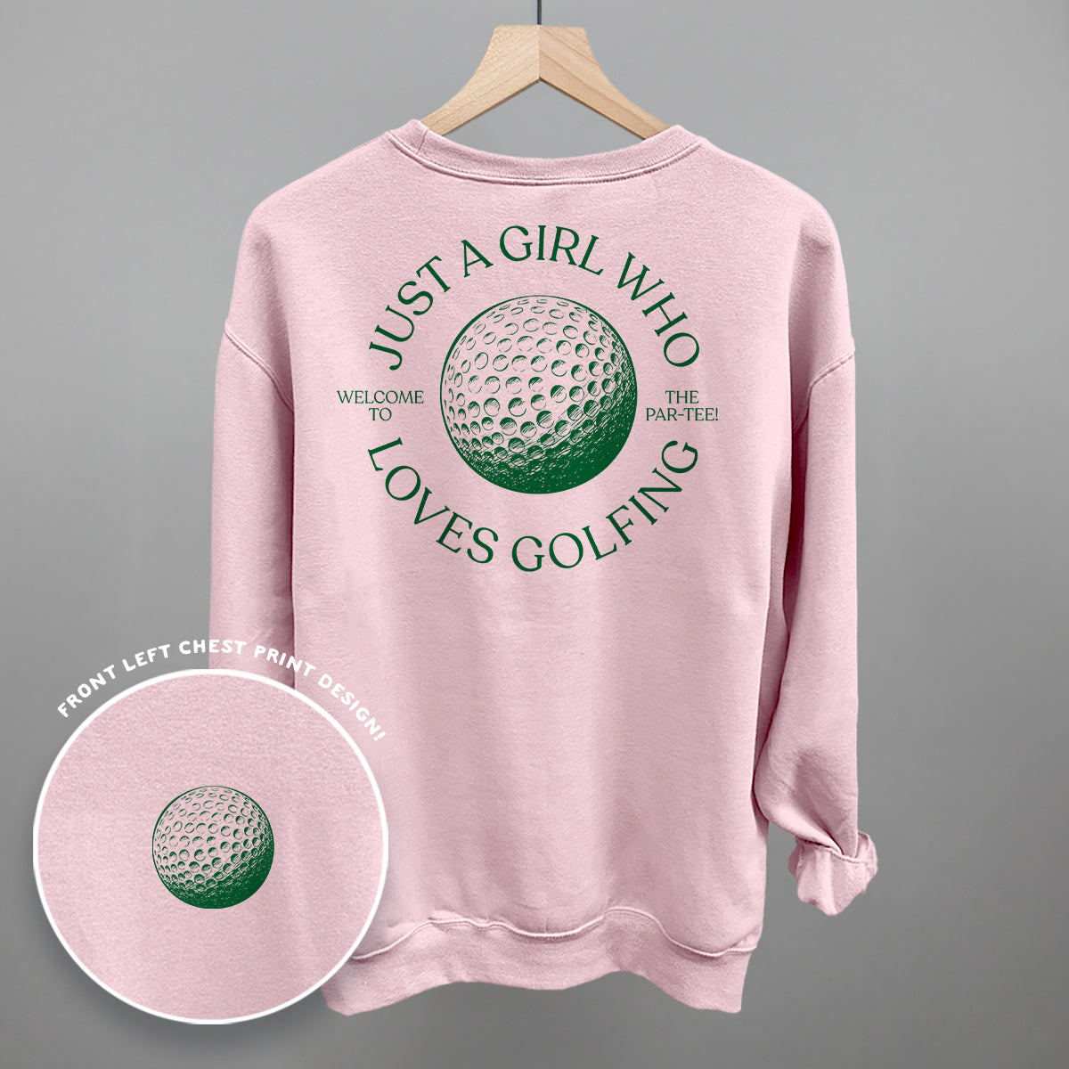 Just A Girl Who Loves Golfing (Back Print), alternate product view 6