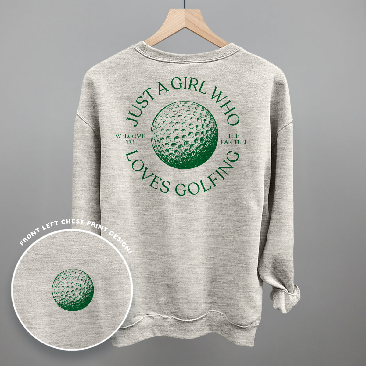 Just A Girl Who Loves Golfing (Back Print), alternate product view 7