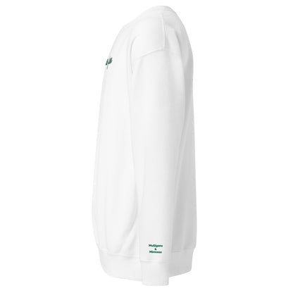 Just Fore Fun – Embroidered Golf Sweatshirt - White S - Club Rehab