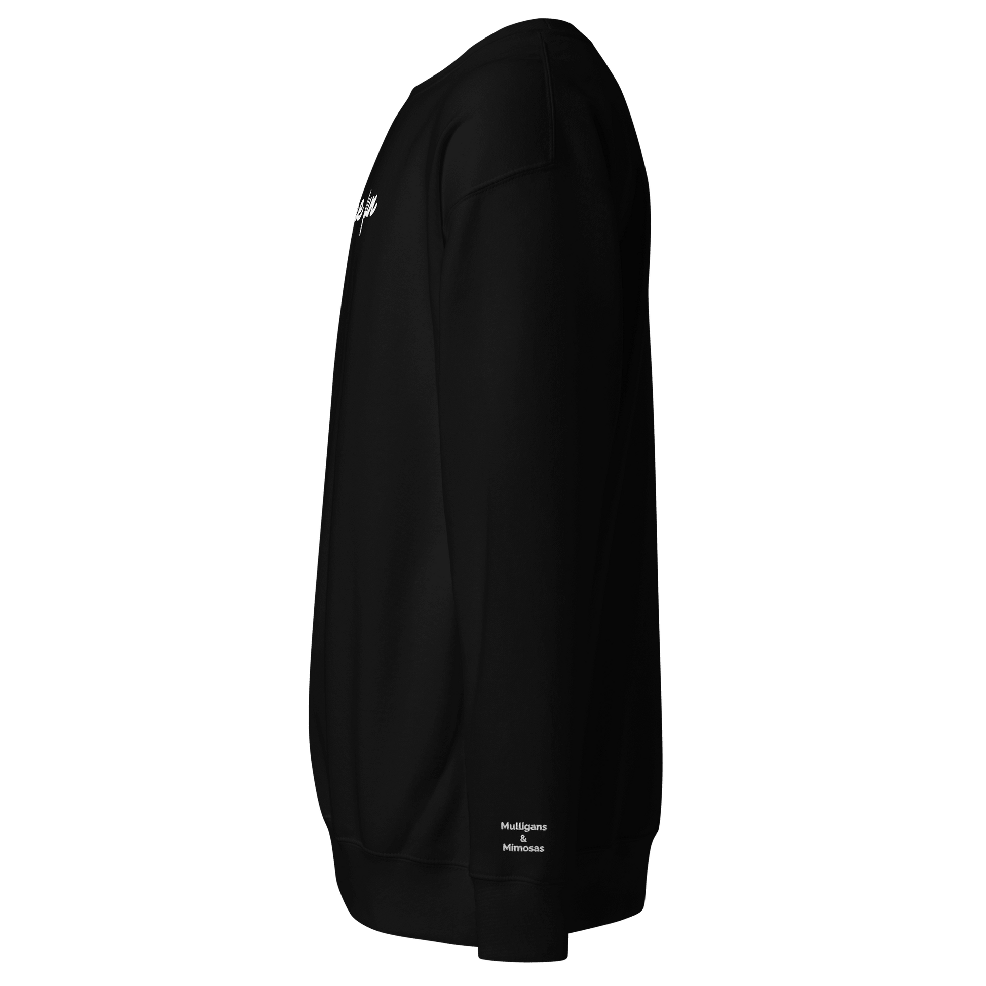 Just Fore Fun – Embroidered Golf Sweatshirt - Black S - Club Rehab