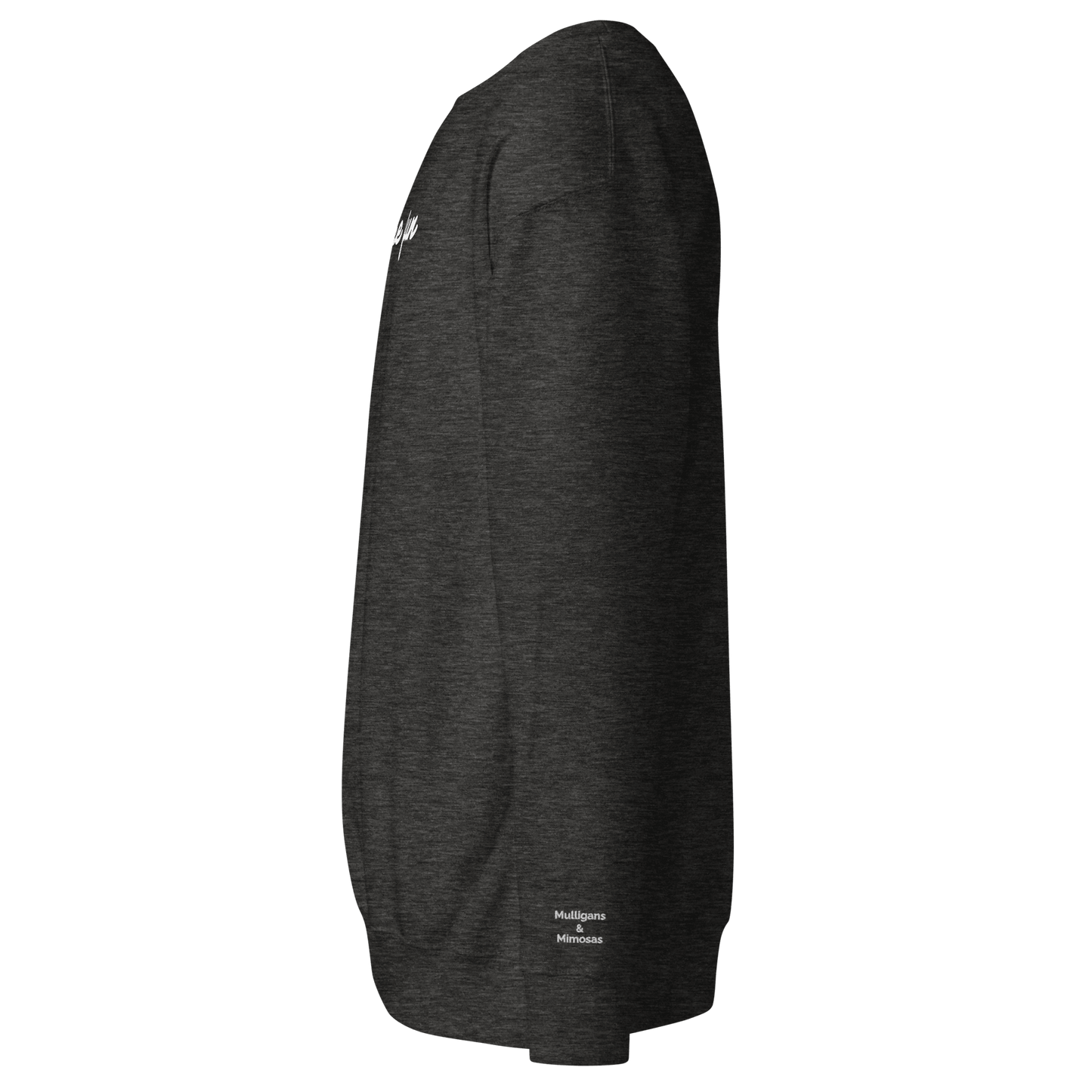 Just Fore Fun – Embroidered Golf Sweatshirt - Charcoal Heather S - Club Rehab