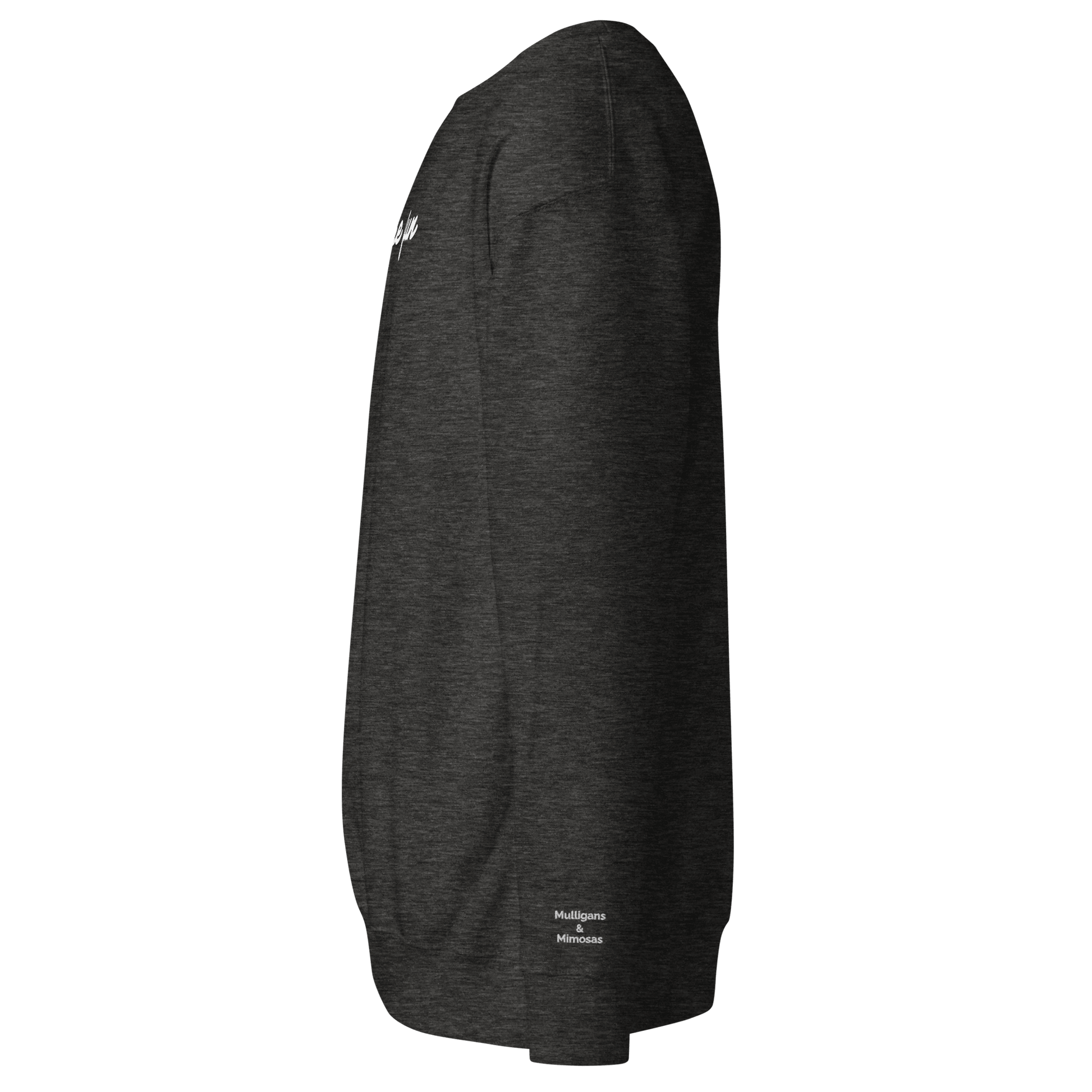 Just Fore Fun – Embroidered Golf Sweatshirt - Charcoal Heather S - Club Rehab